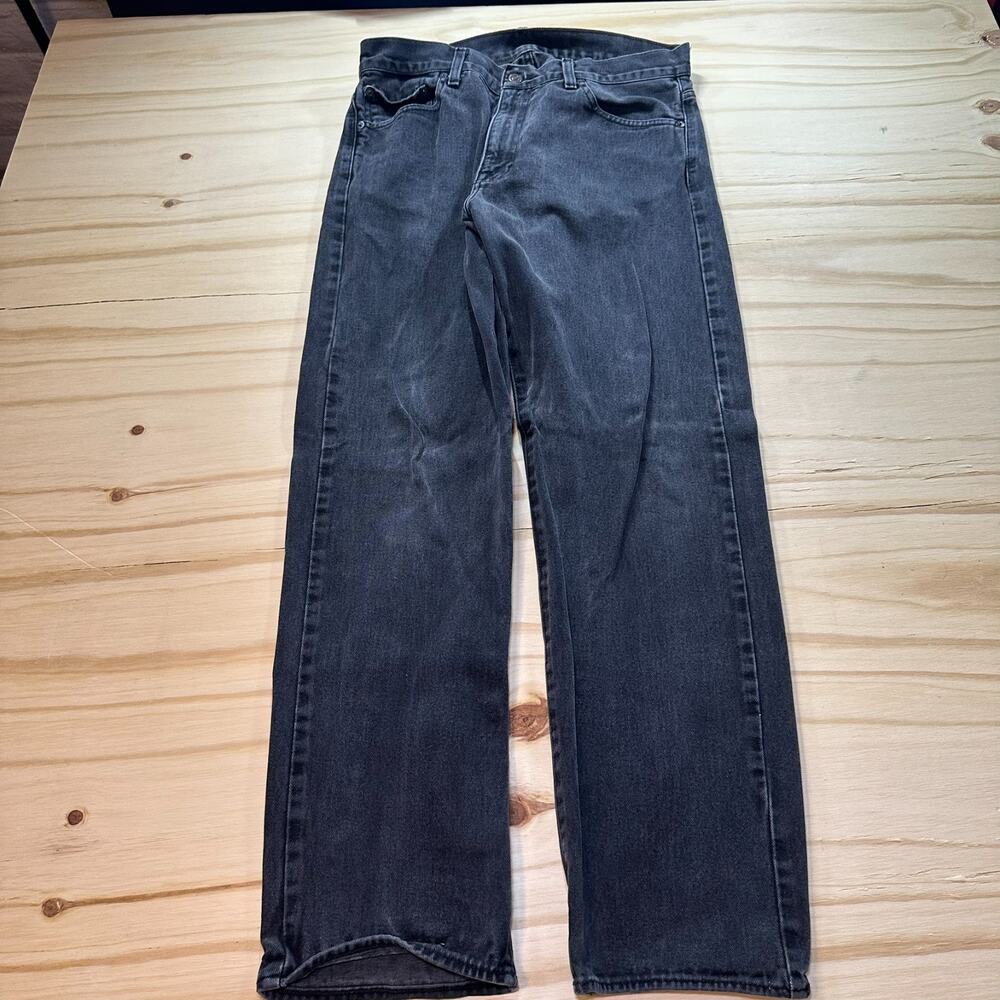 Polo Ralph Lauren Jeans Mens Size 34x30 Black Denim Relaxed Tapered Classic Fit